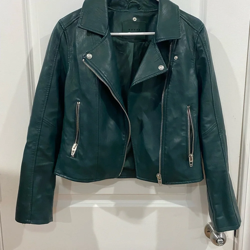Blanknyc green leather jacket - Picture 2 of 6